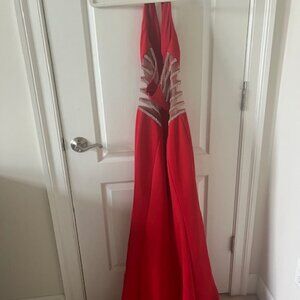 Terani Couture Red Formal Gown